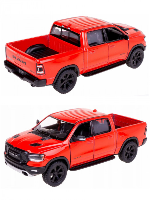 Металлическая машинка Kinsmart 1:46 «2019 Dodge RAM 1500» инерционная, красная KT5413D-1