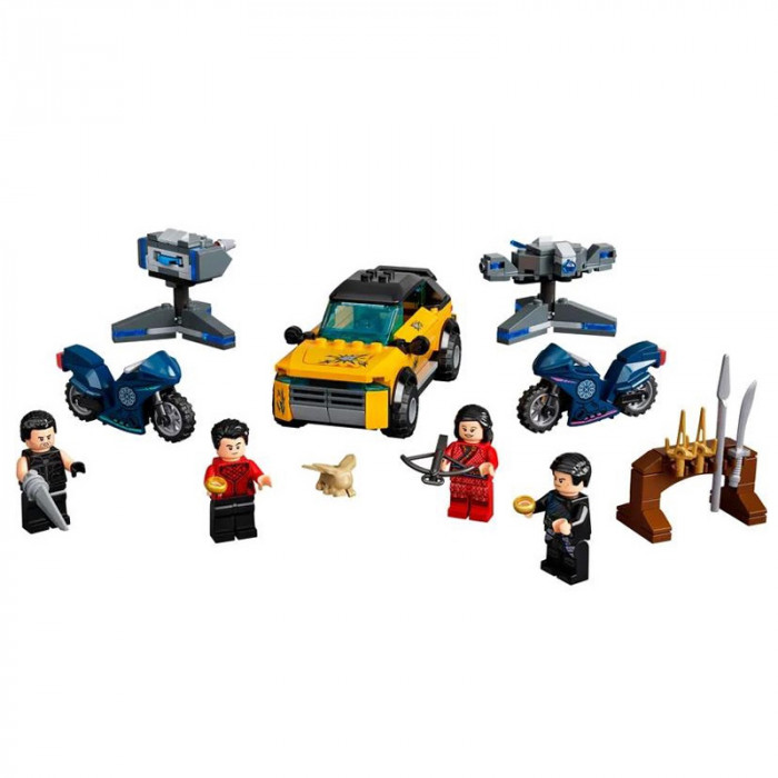 Конструктор аналог Lego Marvel 76176 Побег от Десяти колец 60096