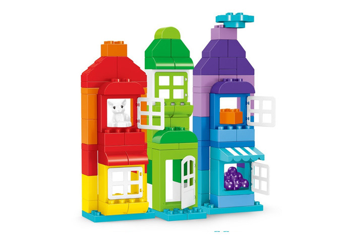 Конструктор Kids Home Toys Классический набор кубиков + пластина 188-269