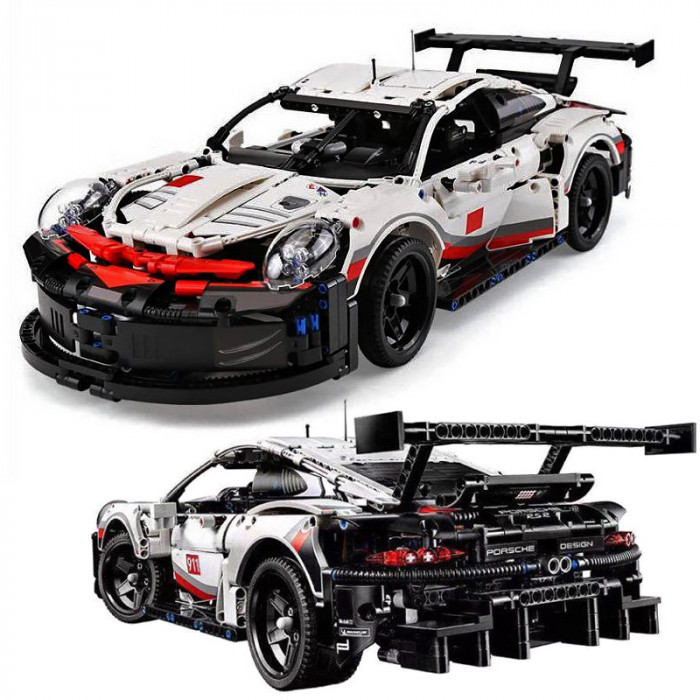 Конструктор аналог Lego Technic 42096 Спорткар Porsche 911 RSR 011