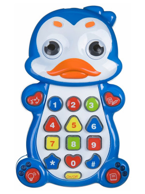 Обучающий детский смартфон Play Smart «Пингвин» с цветной проекцией, светом и звуком
