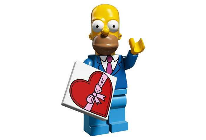 [без пакета] 71009-09 Homer Simpson - Коллекционная минифигурка Лего Симпсоны - серия 2 71009-09 71009-09