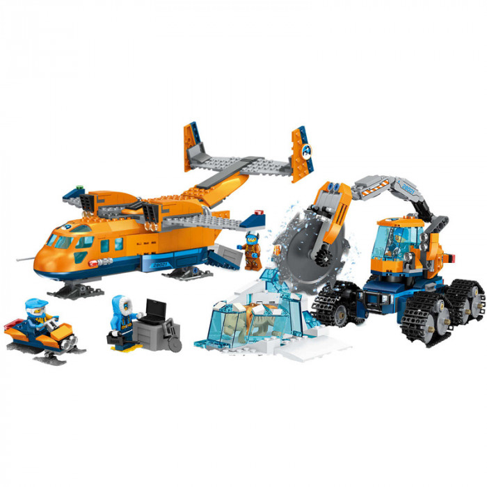Конструктор BELA аналог Lego City 60196 Арктический грузовой самолёт 10996