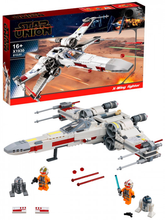 Конструктор аналог Lego Star Wars 75218 Звёздный истребитель типа Х X1930