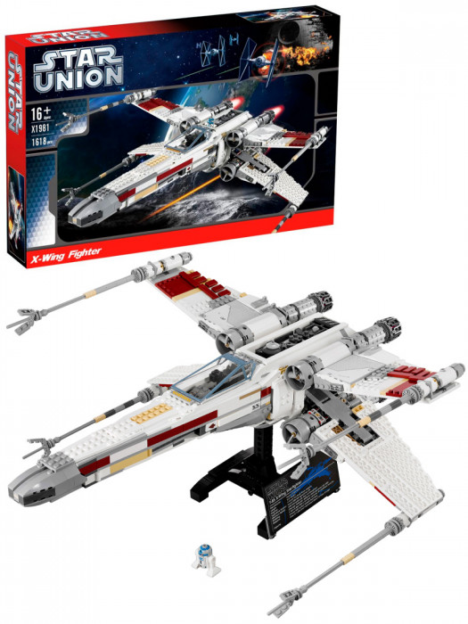 Конструктор аналог Lego Star Wars 10240 Истребитель Red Five X-wing Starfighter X1981