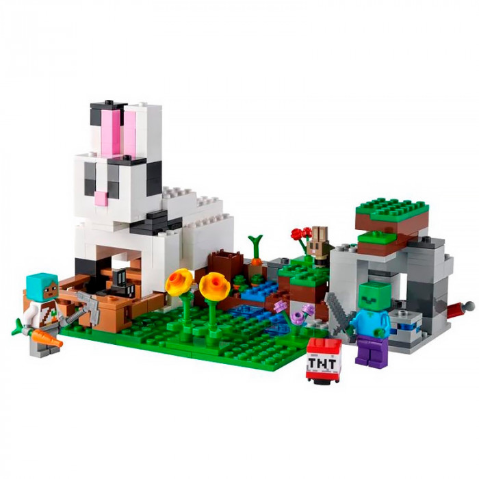 Конструктор аналог Lego Minecraft 21181 Кроличье ранчо 60157