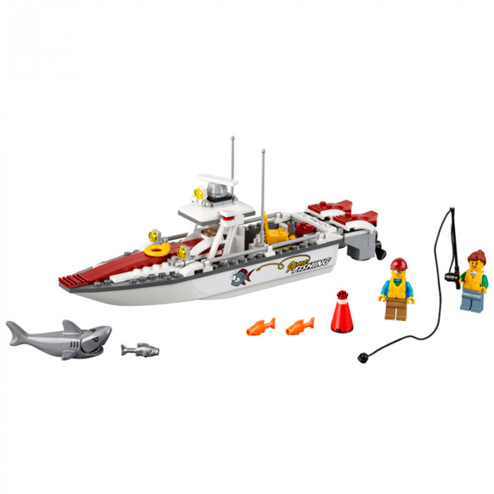 Конструктор аналог Lego City 60147 Рыболовный катер 10646