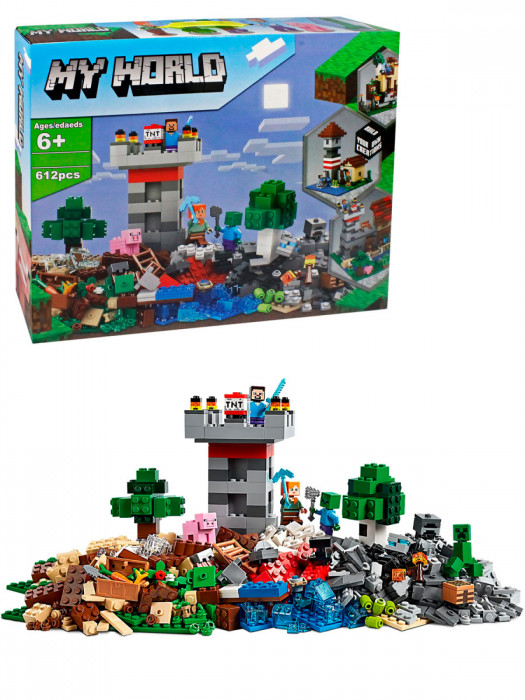Конструктор аналог Lego Minecraft 21161 Набор для творчества 3.0 1043