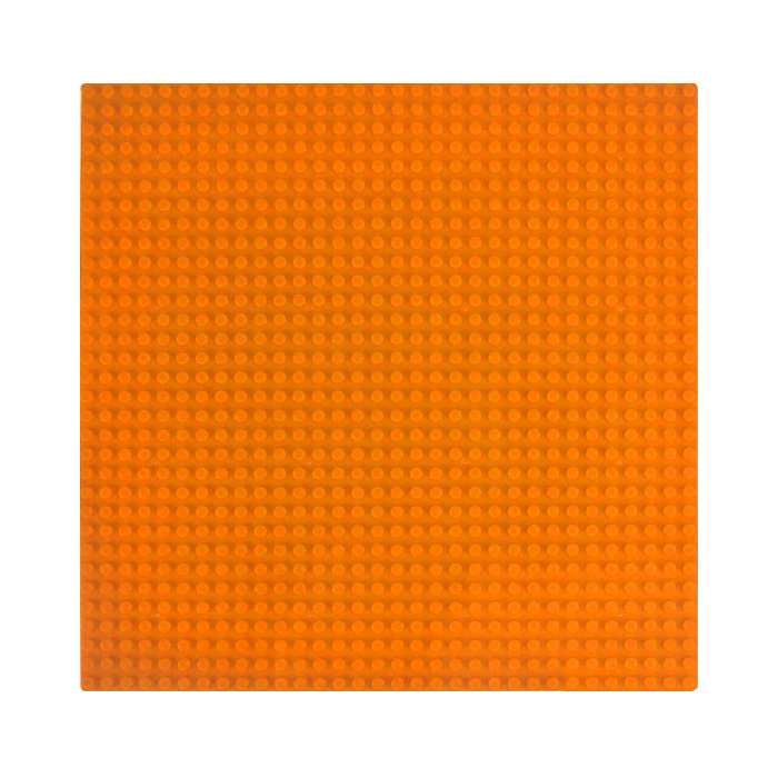 Строительная пластина 25,5х25,5 см оранжевая 90004_ORANGE