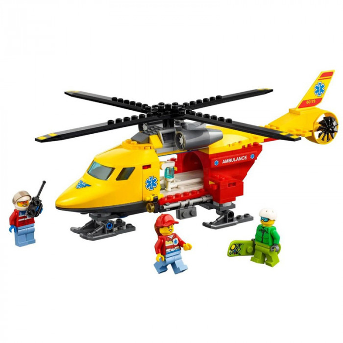 Конструктор аналог Lego City 60179 Вертолёт скорой помощи 10868