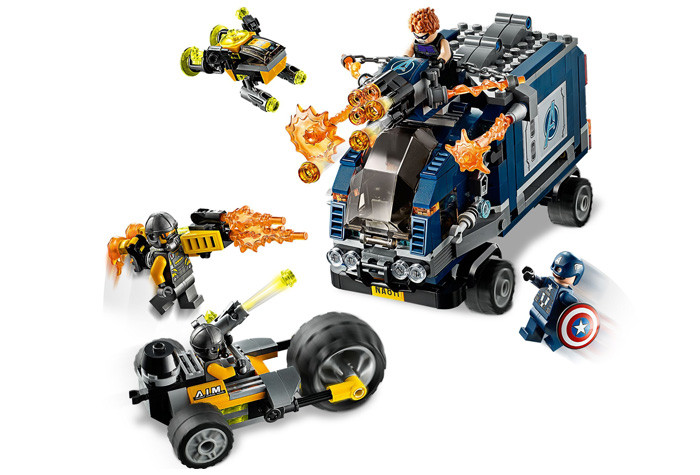 Конструктор LARI аналог Lego Marvel 76143 Мстители: Нападение на грузовик 11506