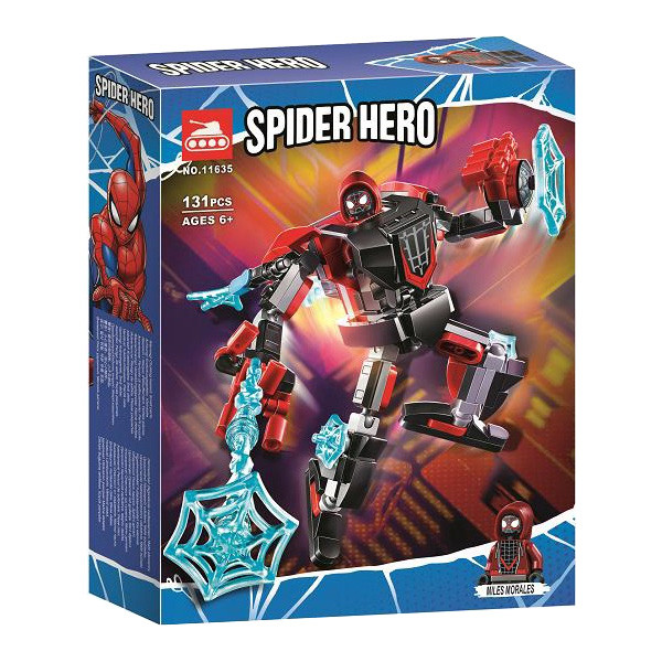 Конструктор аналог Lego Super Heroes 76171 Майлс Моралес: Робот 11635
