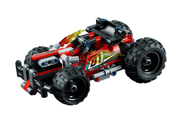 Конструктор Decool аналог LEGO 42073 Красный гоночный автомобиль 3422