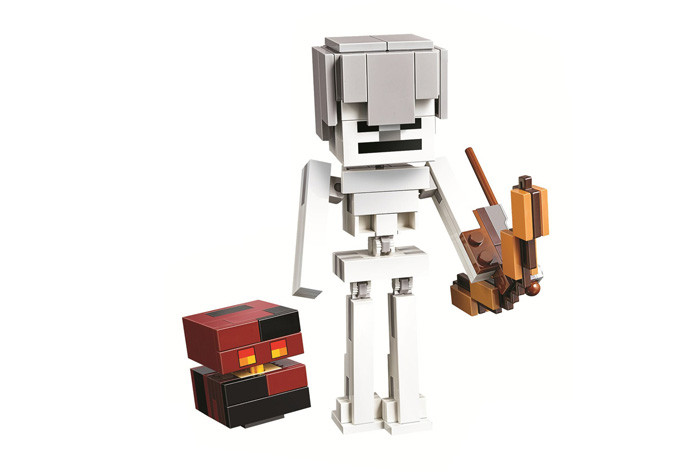 Конструктор BELA аналог LEGO 21150 Скелет с кубом магмы 11168
