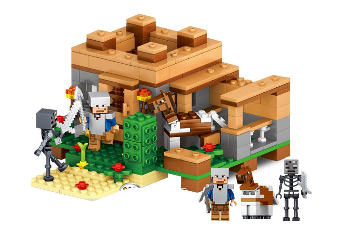 Конструктор QUNLONG аналог Lego Minecraft Оборона дома QL0503