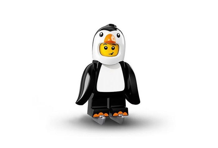 71013-10 Мальчик в костюме пингвина - Коллекционная минифигурка Лего - серия 16 71013-10 71013-10