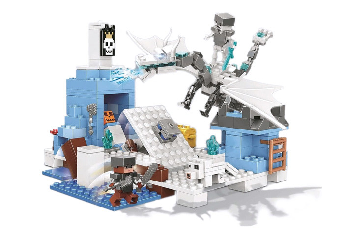 Конструктор LARI аналог Lego Minecraft Снежный дракон 11266
