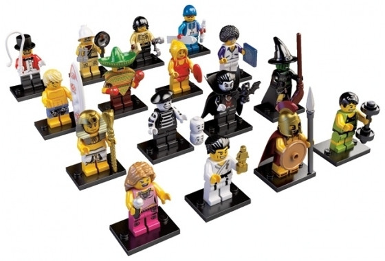 8684_ALL Полный Комплект (16 шт) коллекционных минифигурок Лего - серия 2 8684_ALL 8684_ALL
