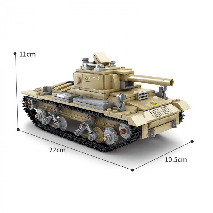 Конструктор KAZI Британский пехотный танк Valentine Mk.1 KY82050