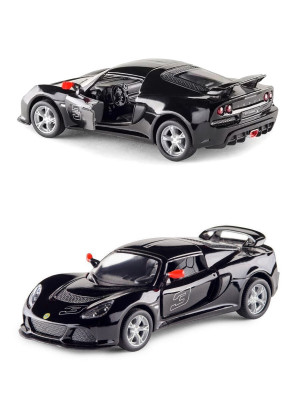 Металлическая машинка Kinsmart 1:32 «2012 Lotus Exige S» инерционная, чёрная
