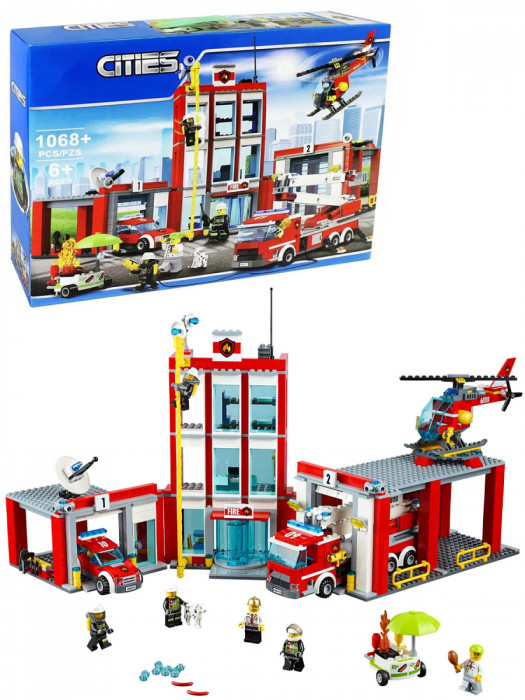 Конструктор аналог Lego City 60110 Пожарная часть 82312