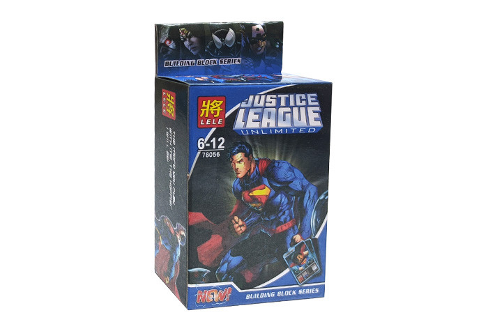 Минифигурка LELE Лига справедливости - Супермен 78056-8