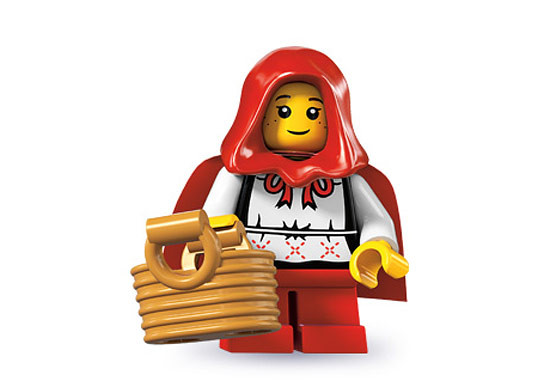 8831_05 Красная шапочка - Коллекционная минифигурка Лего - серия 7 8831-05 8831-05