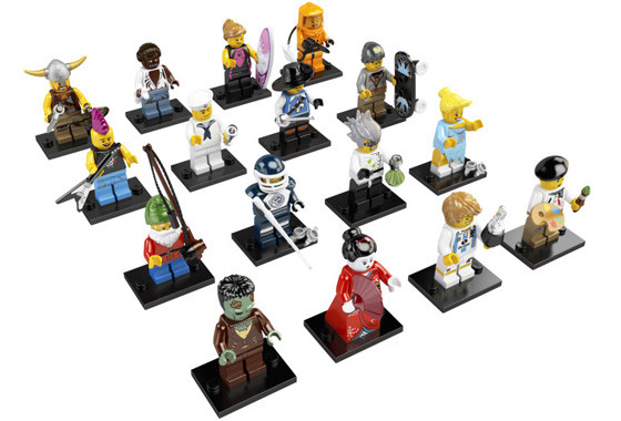 8804_ALL Полный Комплект (16 шт) коллекционных минифигурок Лего - серия 4 8804_ALL 8804_ALL