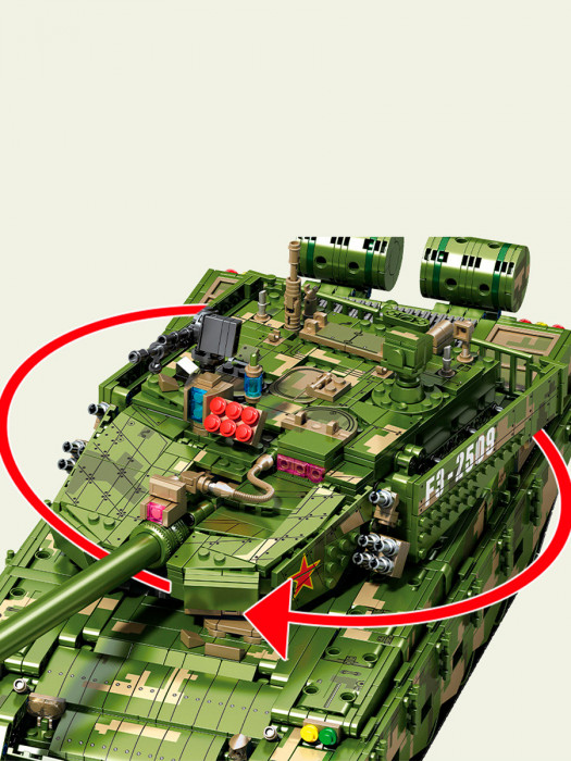 Конструктор Sembo Block Танк Type 99A на радиоуправлении 705021