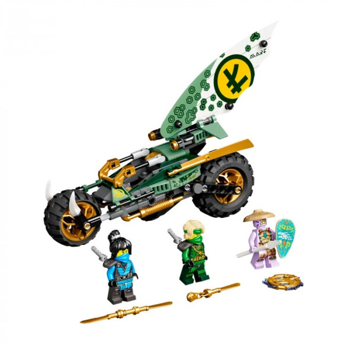 Мотоцикл аналог Lego Ninjago 71745 Ллойда для джунглей 60037