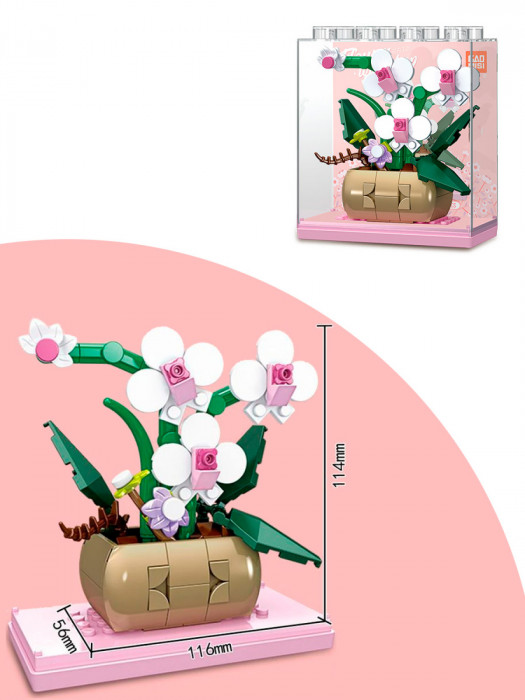 Конструктор Gao Misi Цветы в горшке: Нарциссы T1029-C