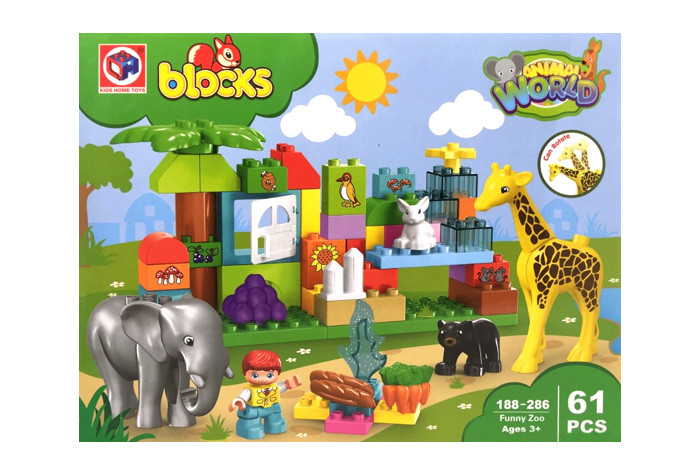Конструктор Kids Home Toys В мире животных 188-286