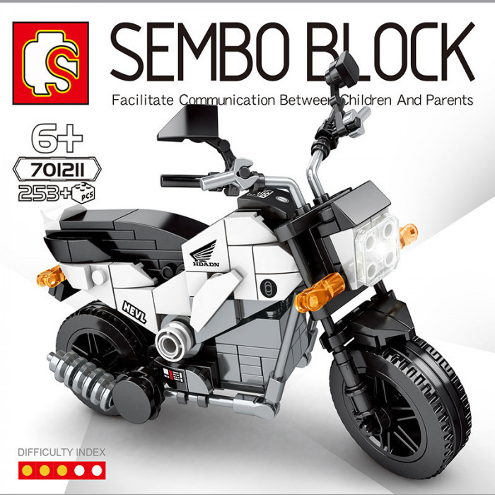 Конструктор Sembo Block Скутер Honda NAVI 110 701211