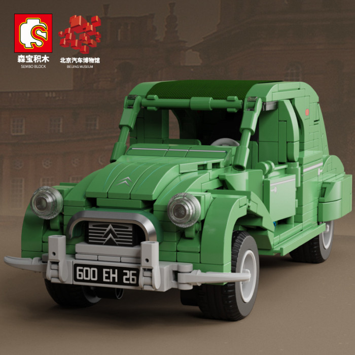 Конструктор Sembo Block Пекинский автомузей: Citroen 2CV 705500
