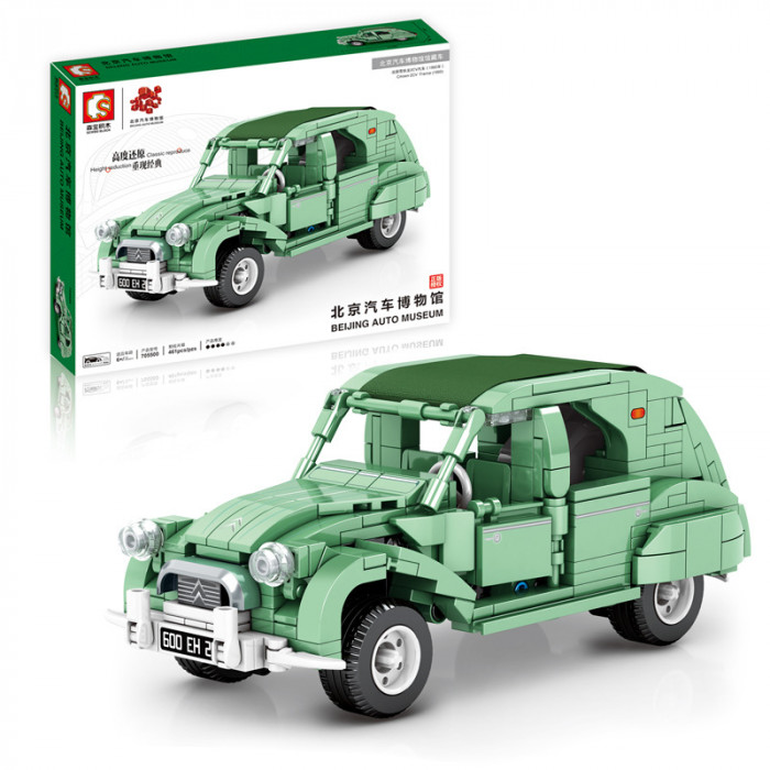 Конструктор Sembo Block Пекинский автомузей: Citroen 2CV 705500