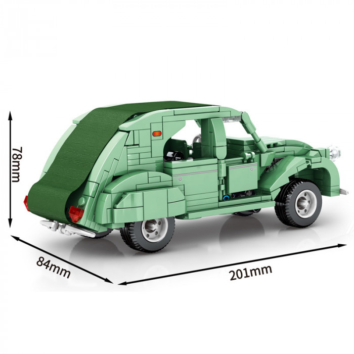 Конструктор Sembo Block Пекинский автомузей: Citroen 2CV 705500
