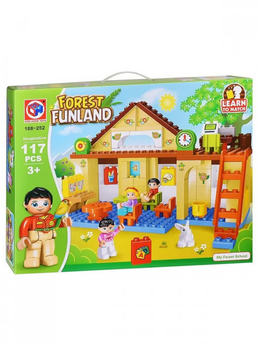 Конструктор Kids Home Toys Домик: школа в лесу 188-252