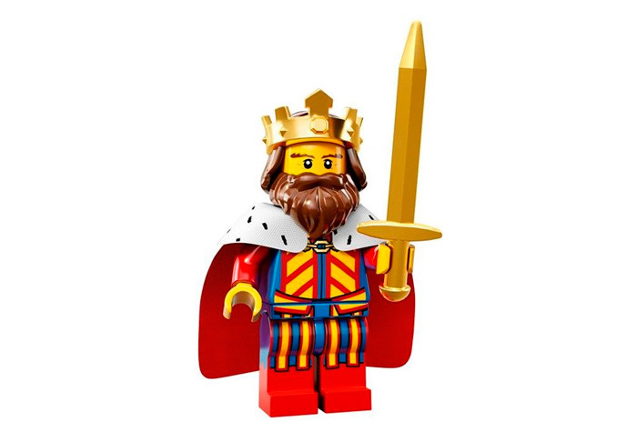[без пакета] 71008-01 Король - Коллекционная минифигурка Лего - серия 13 71008-01 71008-01