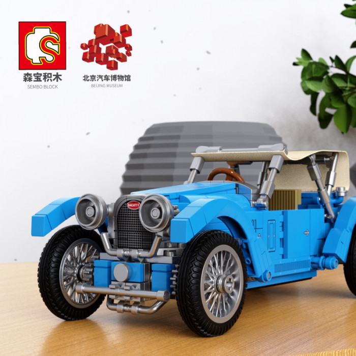 Конструктор Sembo Block Пекинский автомузей: Bugatti T38A 705600