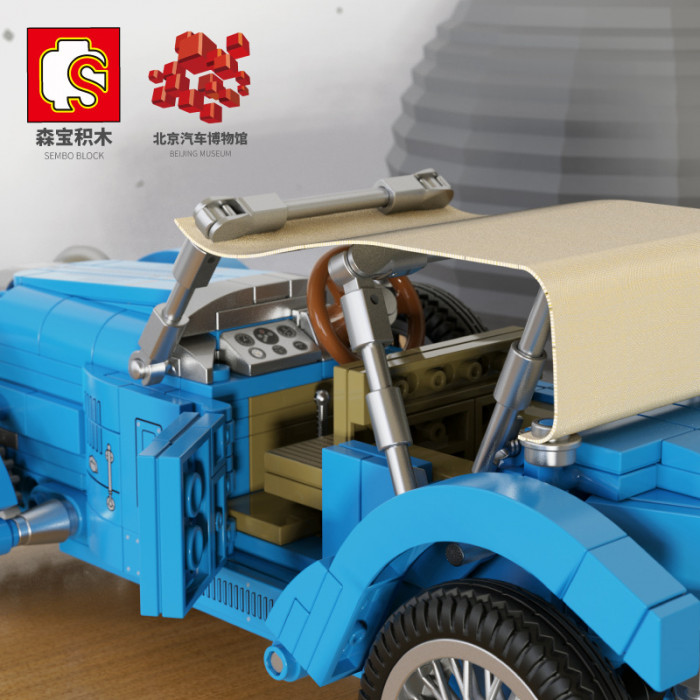 Конструктор Sembo Block Пекинский автомузей: Bugatti T38A 705600