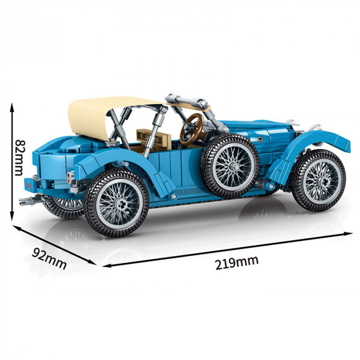 Конструктор Sembo Block Пекинский автомузей: Bugatti T38A 705600