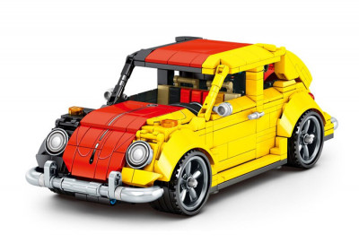 Конструктор Sembo Block (SY) Ретро автомобиль Volkswagen Beetle