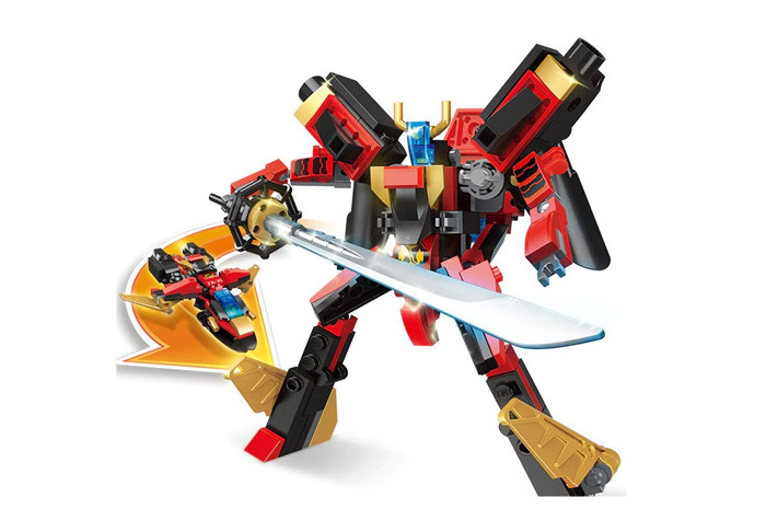 Конструктор Qman (Enlighten Brick) Робот «Пылающий меч» 3105-1