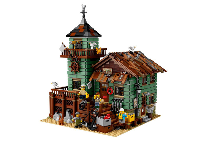 Конструктор аналог Lego Ideas 21310 Старый рыболовный магазин 8001
