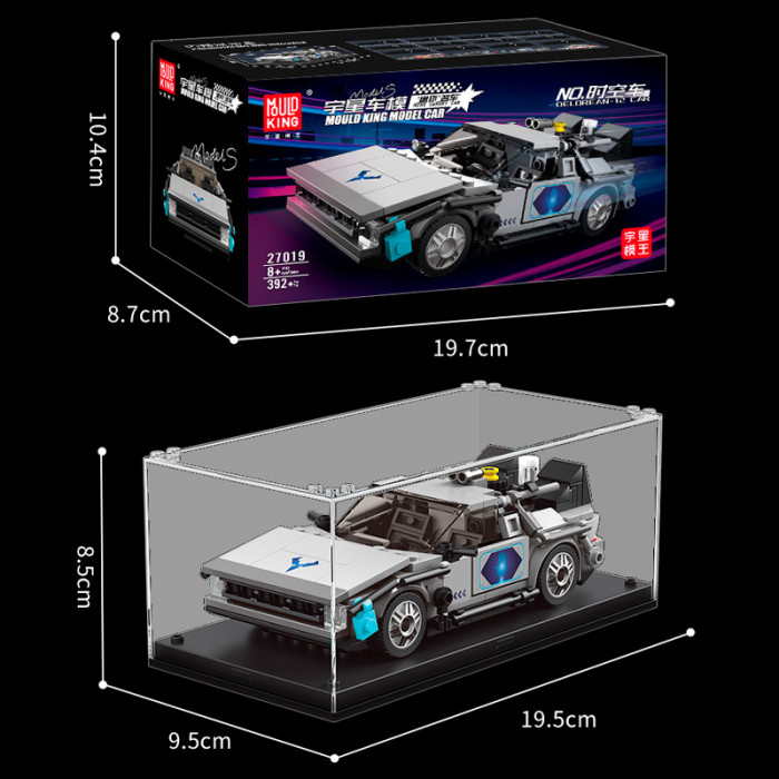 Конструктор Mould King Машина времени DeLorean DMC-12 27019