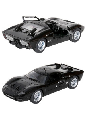 Металлическая машинка Kinsmart 1:32 «1966 Ford GT40 MKII» инерционная, чёрная