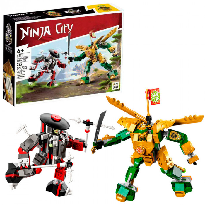 Конструктор аналог Lego Ninjago 71781 Битва робота Ллойда 4320