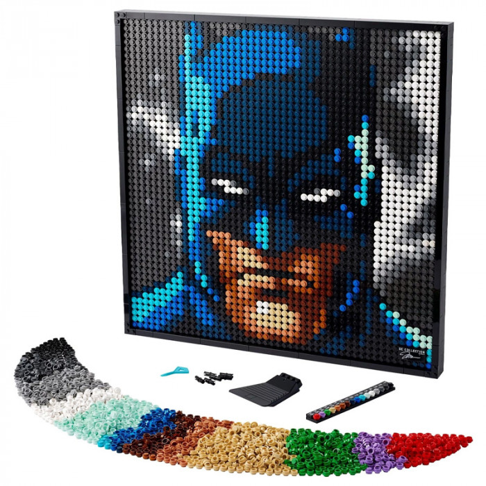 Конструктор аналог Лего Арт 31205 Картина Бэтмен из Коллекции Джима Ли 6905