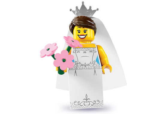 8831_15 Невеста - Коллекционная минифигурка Лего - серия 7 8831-15 8831-15
