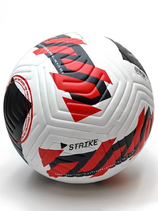 Футбольный мяч Strike, размер 5, бело-красный 08046-1